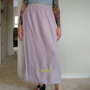 Sophie Finzi linen maxi skirt size M